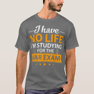 Camiseta Bar de Graduação de Advogado, Formando de Direito