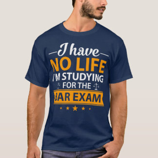 Camiseta Bar de Licenciatura de Direito de Formando