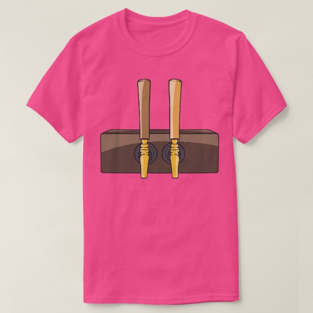 Camiseta Bar de Pub de Cerveja de Coloração (Frente do Design)