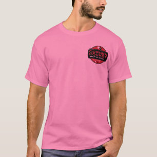 Camiseta Bar de soquete e grelha do canto - VERMELHO