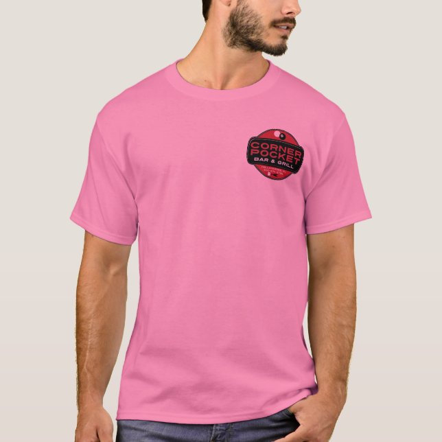 Camiseta Bar de soquete e grelha do canto - VERMELHO (Frente)