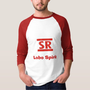 Camiseta bar do Sénior do bar, espírito do Lobo