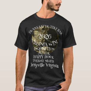 Camiseta Bar do TIKI do SÁTIRO TRANS de Trump Hora FELIZ