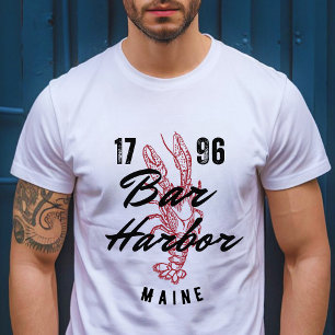 Camiseta Bar Harbour Maine Lobster Classic