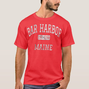 Camiseta Bar Harbour Maine ME Vintage