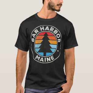 Camiseta Bar Harbour Maine ME Vintage Graphic Retro 70s