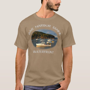Camiseta Bar Harbour, Maine Waterfront Souvenir