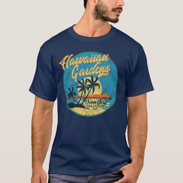 Camiseta Bar Hawaiian Gardens Tiki (Frente)