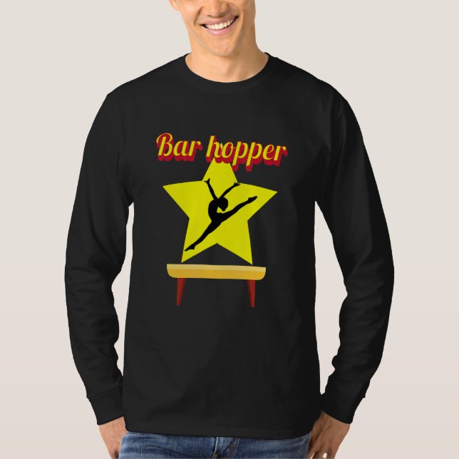 Camiseta Bar Hopper ginástica Esporte ginasta Acrobática Sa (Frente)