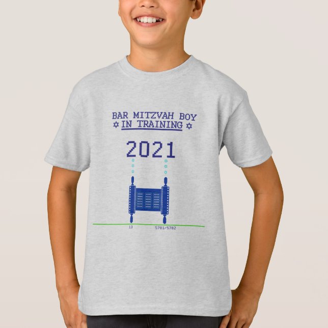 Camiseta Bar Mitzvah Boy no Training 2021 - T-shirt (Frente)