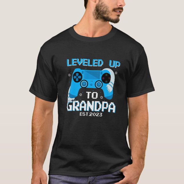 Camiseta Bar Mitzvah Levou Até Avô Est.2023 Nova Gra (Frente)