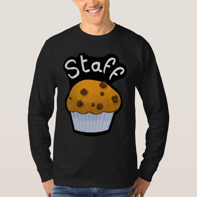 Camiseta Bar Staff Croissant for coffee and bakery house wh (Frente)