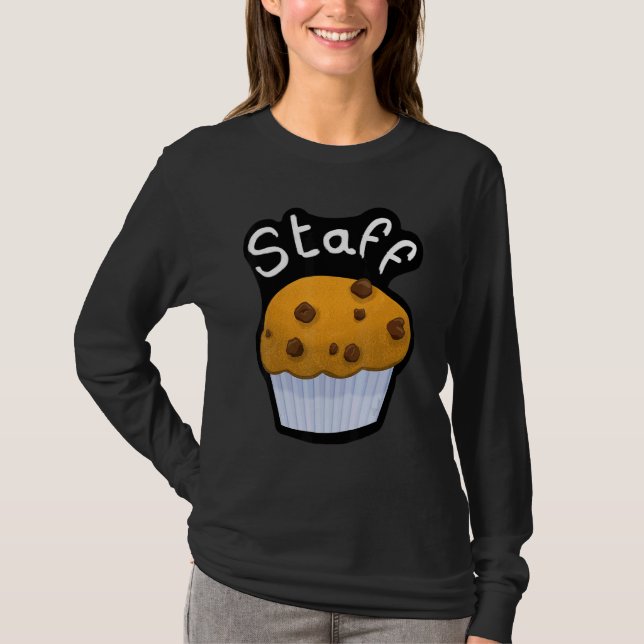 Camiseta Bar Staff Croissant for coffee and bakery house wh (Frente)