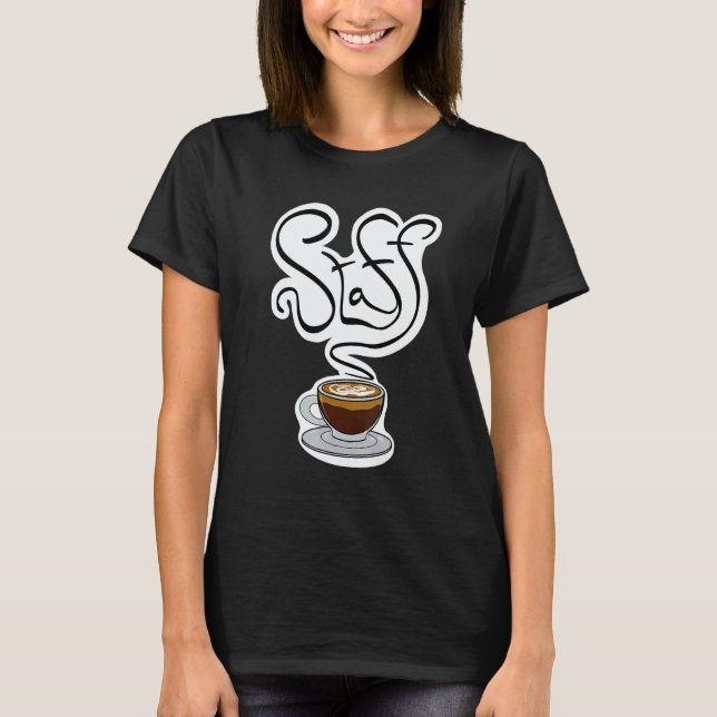 Camiseta Bar Staff espresso for coffee and bakery house (Frente)