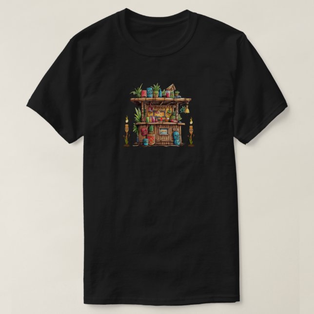 Camiseta Bar T-Shirt Tiki (Frente do Design)