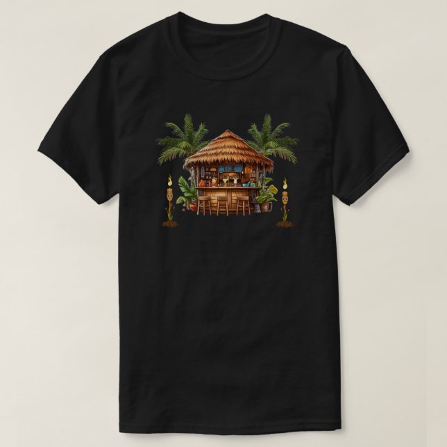 Camiseta Bar T-Shirt Tiki (Frente do Design)