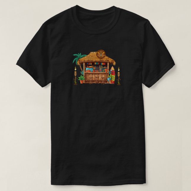 Camiseta Bar T-Shirt Tiki (Frente do Design)
