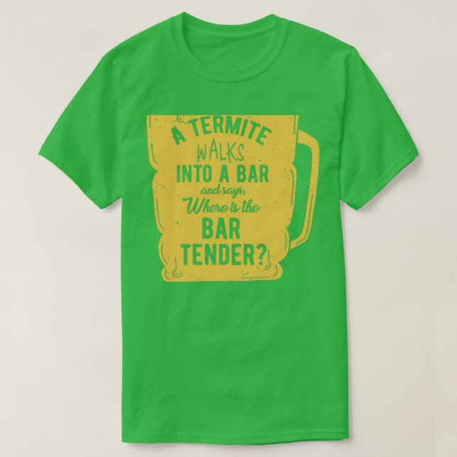 Camiseta Bar Termite do Barman - Partido Design 3 (Frente do Design)