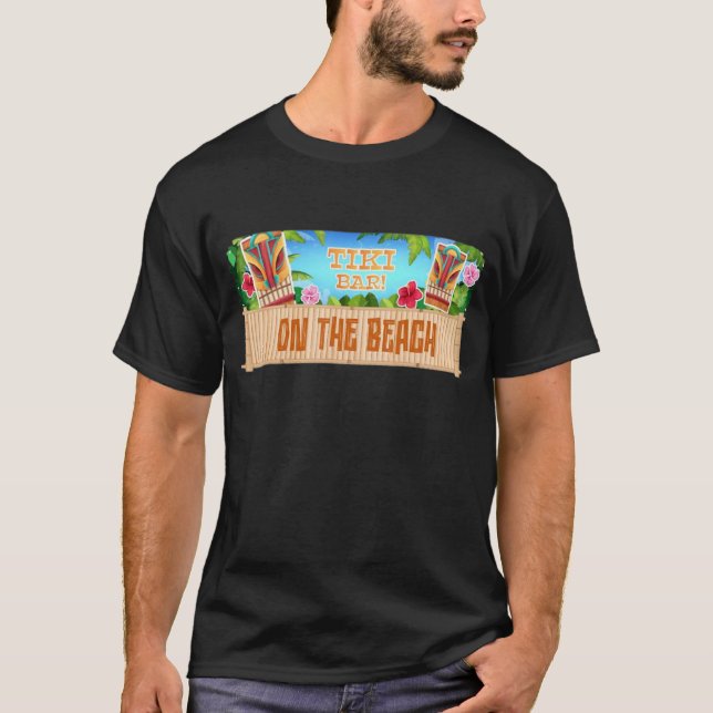 Camiseta Bar Tiki Na Praia (Frente)