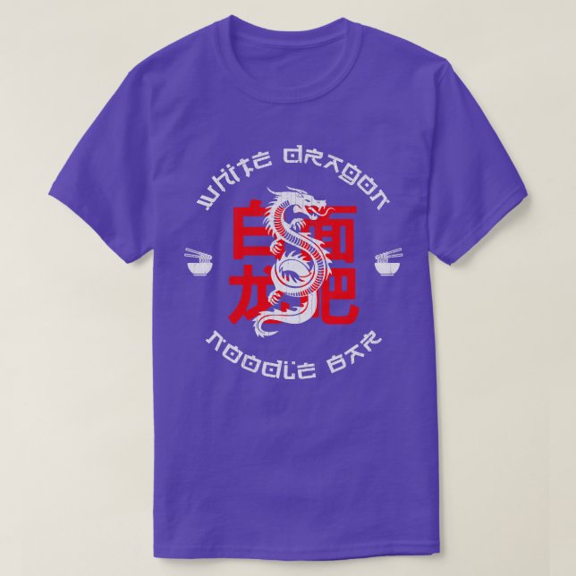 Camiseta Bar White Dragon Noodles (Frente do Design)