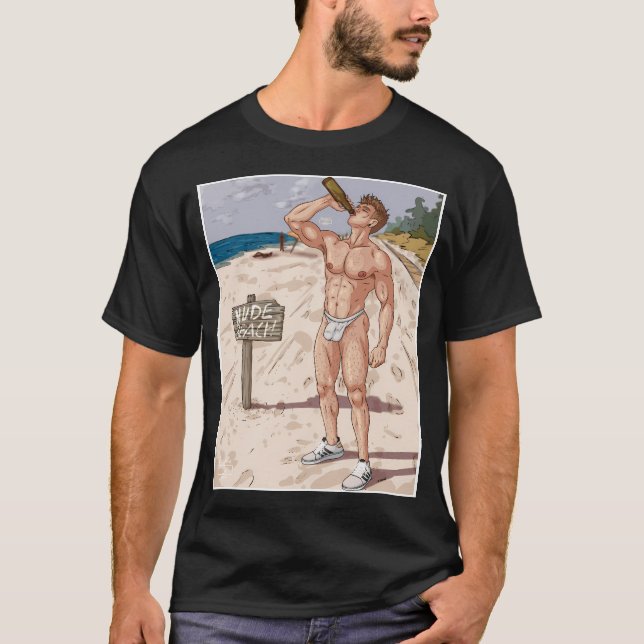 Camiseta Bara Beach Hunk 2 (Frente)