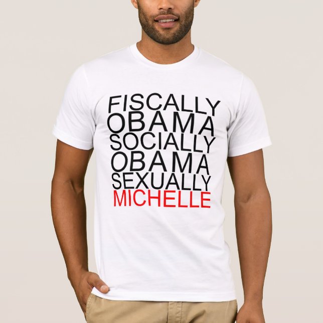 Camiseta Barack é agradável mas… (Frente)