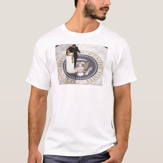 Camiseta Barack e Michelle Obama (Frente)