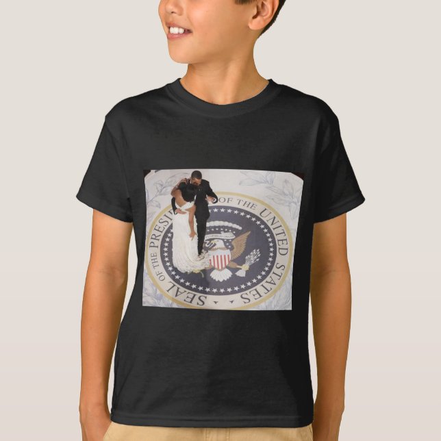 Camiseta Barack e Michelle Obama (Frente)