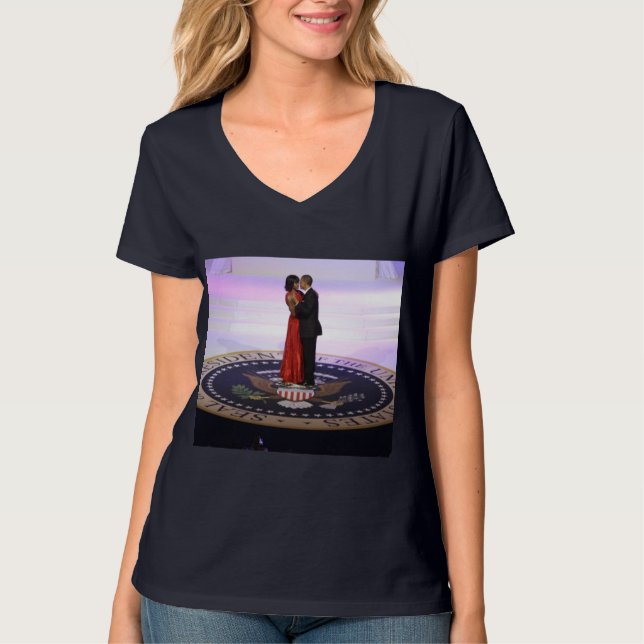 Camiseta Barack e Michelle Obama (Frente)