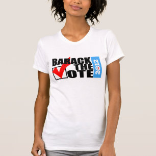 Camiseta Barack o t-shirt das mulheres originais do voto