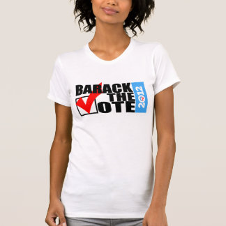 Camiseta Barack o t-shirt das mulheres originais do voto