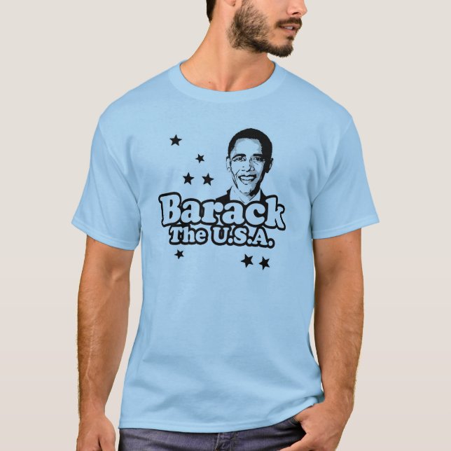 Camiseta Barack o t-shirt dos EUA (Frente)