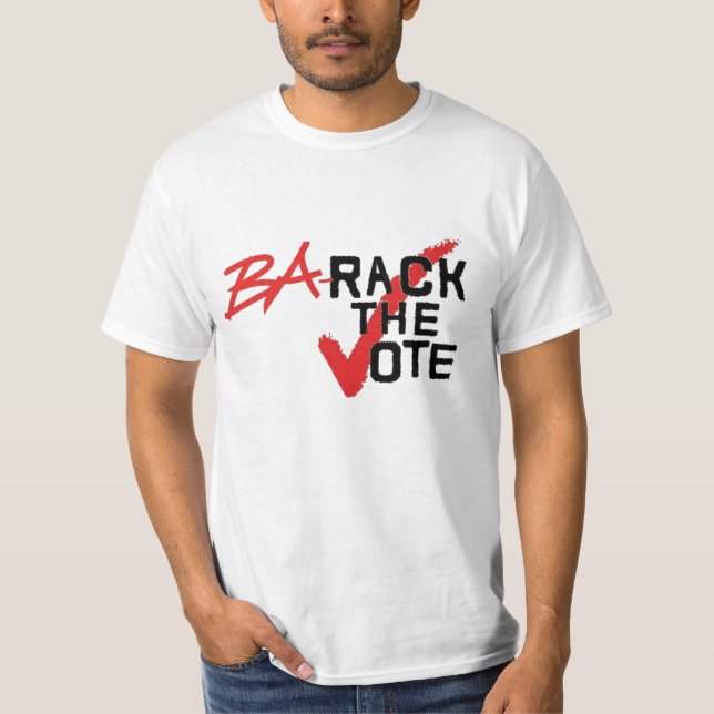 Camiseta barack o voto - (Frente)