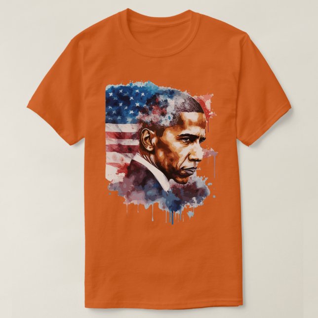 Camiseta Barack Obama (Frente do Design)
