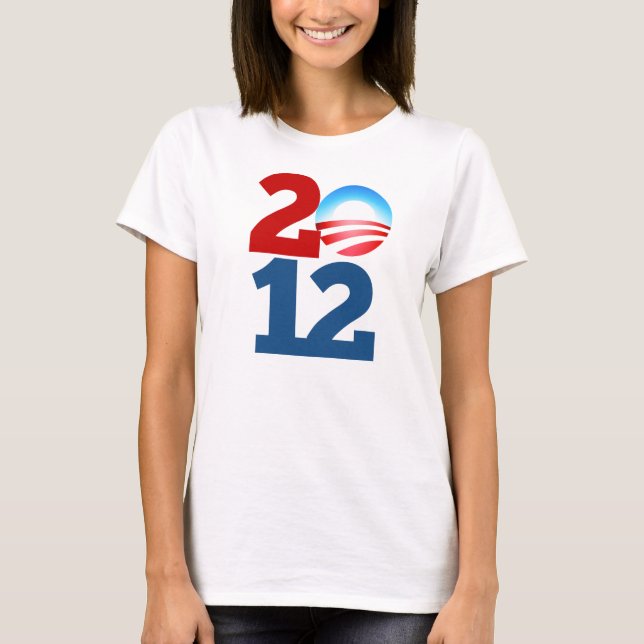 Camiseta Barack Obama 2012 (Frente)