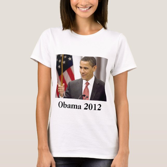 Camiseta Barack Obama 2012 (Frente)