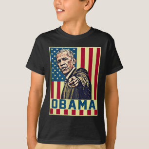 Camiseta Barack Obama 44 dos EUA Presidente Pop Art Vintage