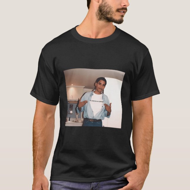 Camiseta Barack Obama College Young Obama (Frente)