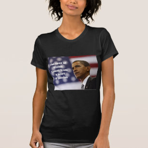 Camiseta Barack Obama coração da paixão