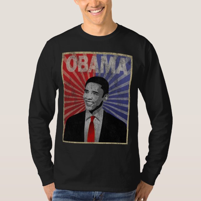 Camiseta Barack Obama corajoso (Frente)