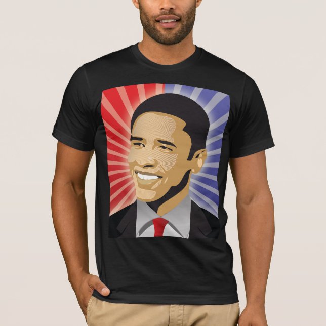 Camiseta Barack Obama corajoso (Frente)