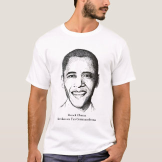 Camiseta Barack Obama - dez mandamentos