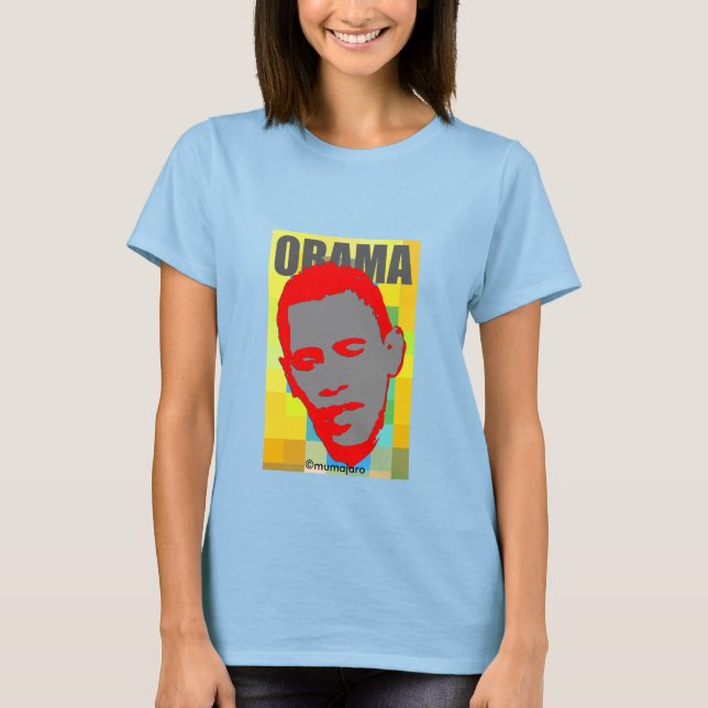 Camiseta Barack Obama, é... (Frente)