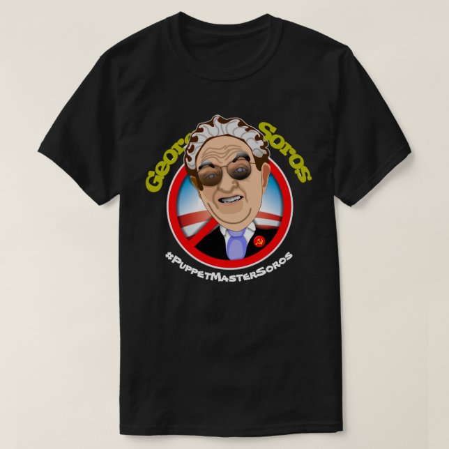 CAMISETA BARACK OBAMA É UMA BOMBA GEORGE SOROS (Frente do Design)