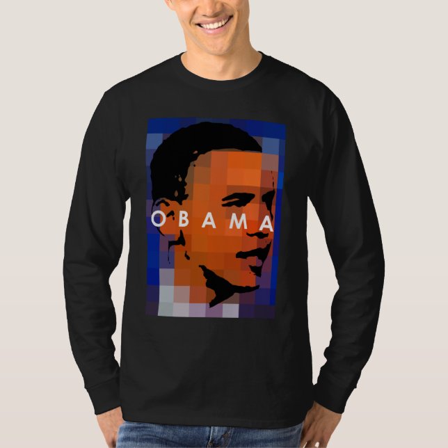 Camiseta Barack Obama enfrenta (Frente)