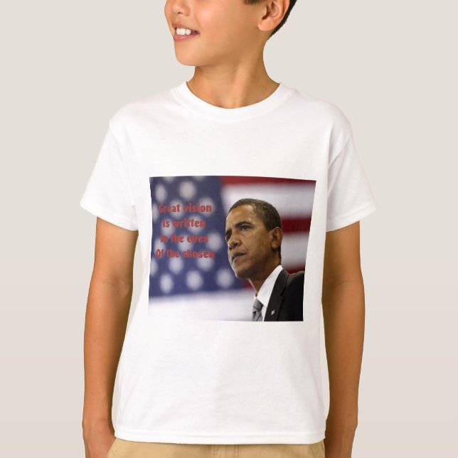 Camiseta Barack Obama Escolhido (Frente)