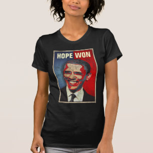 Camiseta Barack Obama - ESPERANÇA GANHADA