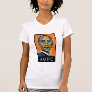 Camiseta Barack Obama - esperança - personalizado