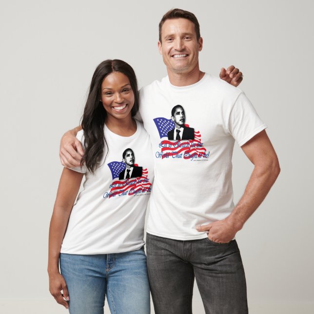 Camiseta Barack Obama?EUA (Unissex)