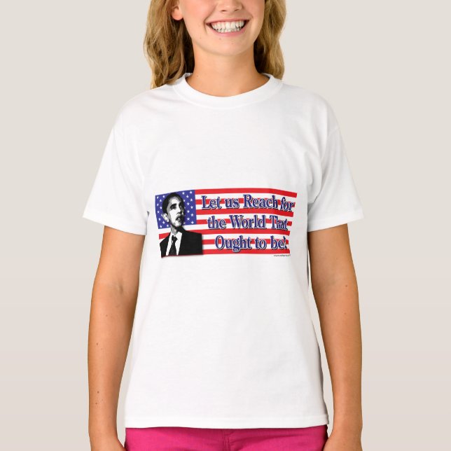Camiseta Barack Obama/EUA (Frente)